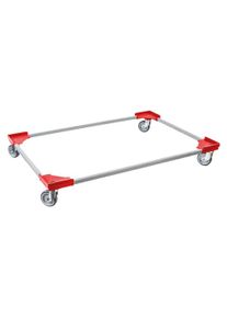 Transportwagen, Transportroller rot 810 x 1210 mm
