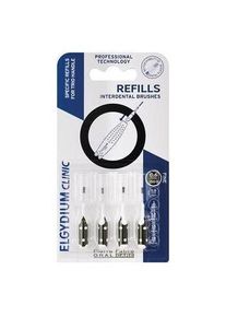 Elgydium, Zahnb&uuml;rstenkopf, Black Replacement Brushes - 4 Units (4x)