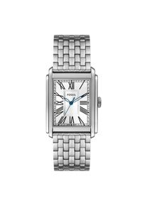 Fossil, Armbanduhr, Carraway, Silber, (Analoguhr, 30 mm)