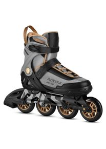 Nils, Rollschuhe, Extreme NA22151 ŁYŻWOROLKI ARMOUR SZARE ROZM. 39 EXTREME (39), Silber, Grau