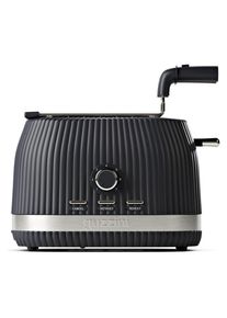 Guzzini Sous Chef Toaster mit klappbaren Zangen, grau, Toaster, Grau