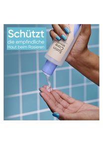 Gillette, Nassrasierer, Venus f&uuml;r den Intimbereich Rasierapparat mit 2 Klingen + Satin Care Intimpflege Produkte +