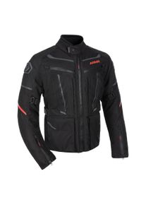 Armr, Motorradjacke, Herren Waterproof Motorcycle Jacket Kumaji 3.0 wasserdichte Motorradjacke, Schwarz, L (Herren, L)