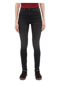 Skinny-fit-Jeans Mustang "Damen Style Georgia Super Skinny", Damen, Gr. 27, L&auml;nge 32, schwarz (801 schwarz), Denim/Jeans, 98% Baumwolle, 2% Elasthan, unifarben, skinny fit, Jeans Skinny-fit-Jeans