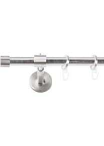 Gardinenstange SN DECO GROUP, edelstahl optik, B/L: 320cm &Oslash; 19mm, Gardinenstangen, Gardinenstange