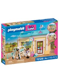Konstruktions-Spielset Playmobil "Tierarztpraxis (72128), I Love Horses", bunt, Spielbausteine, Kinder, Kunststoff, Konstruktions-Spielset, Made in Europe