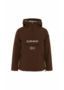 Anorak Napapijri "RAINFOREST W PKT 4 DEMITASSE WT3", Damen, Gr. XL, demitasse wt3, Obermaterial: 100% Polyamid, Jacken Anorak, mit markanter Silhouette, in Unifarben