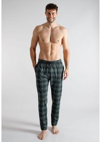 Pyjamahose Tom Tailor, Herren, Gr. 102, N-Gr, gr&uuml;n, dunkel, karo, Single Jersey, Obermaterial: 100% Baumwolle, lang, Hosen Pyjamahose