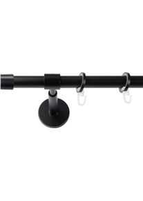 Gardinenstange SN DECO GROUP, schwarz, B/L: 180cm &Oslash; 19mm, Gardinenstangen, Gardinenstange