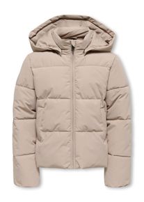 Steppjacke KIDS Only "KOGJUTA LIFE SHORT PUFFER OTW NOOS", M&auml;dchen, Gr. 164, etherea, Steppware, Obermaterial: 100% Polyester, unifarben, regular fit h&uuml;ftlang, mit innenliegendem Gummizug, Jacken Steppjacke