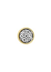 Single-Ohrstecker Firetti "Schmuck Geschenk Gold 333 Ohrschmuck einzeln Solit&auml;r", gold (gelbgoldfarben, wei&szlig;goldfarben, gwgetoentes, wei&szlig;), Ohrringe, Damen, 5mm, 0,03 P2 = erkennbare Einschl&uuml;sse, Diamanten Gelbgold 333, Diamanten, Gelbgold 333, Single-Ohrstecker, mit Brillant - Krappenfassung
