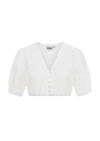 N&uuml;bler Dirndlbluse N&Uuml;BLER "Dirndlbluse Lily", Damen, Gr. 38, beige (creme), Obermaterial: 100% Polyester PES., Blusen Dirndlbluse