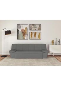 3-Sitzer DOMO collection "SPLASH Breite 232 cm, moderne Sitz- und R&uuml;ckensteppung, komfortabel", grau, B:232cm H:76cm T:96cm, 100% Polyester, Sofas, 3-Sitzer, flache Armlehnen zum Entspannen