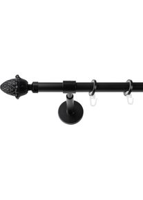 Gardinenstange SN DECO GROUP, schwarz, L:180cm &Oslash;:19mm, Gardinenstangen, Gardinenstange