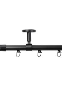 Gardinenstange SN DECO GROUP "Gardinenstange Innenlauf Brest &Oslash; 19 mm, 1-l&auml;ufig, Fixma&szlig;", schwarz, L:120cm &Oslash;:19mm, Gardinenstangen, Gardinenstange