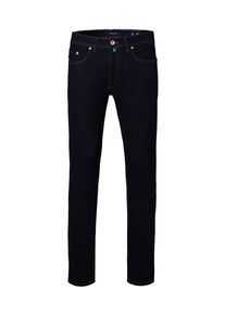 Slim-fit-Jeans Pierre Cardin "Lyon Tapered", Herren, Gr. W38/L32, L&auml;nge 32, schwarz (blau, schwarz stonewash), Obermaterial: 70% Baumwolle CO. 24% Lyocell CLY. 4% Polyester PES. 2% Elasthan EL., uni, slim fit, Jeans Slim-fit-Jeans, mit elegantem Freizeit-Look