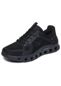 Slip-On Sneaker Skechers "ARCH FIT GLIDE-STEP PRO", Herren, Gr. 44, schwarz (schwarz uni), Textil, unifarben, Schuhe Slip-On Sneaker, Schlupfschuh, Halbschuh, Freizeitschuh, vegan