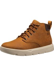 Schn&uuml;rboots Helly Hansen "PINEHURST LEATHER", Herren, Gr. 42, honey wheat, coffee bean, Leder, Synthetik, Schuhe Schn&uuml;rboots, wasserdichtes Leder,warm,Winterschuhe