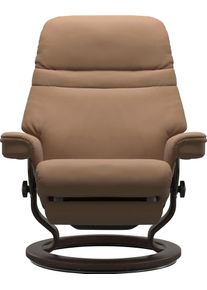Relaxsessel stressless "Sunrise", braun (latte batick), B:88cm H:103cm T:78cm, Leder BATICK: BATICK ist ein leicht korrigiertes, durchgef&auml;rbtes und genarbtes M&ouml;belleder, bei dem die meisten Unebenheiten und Spuren in der Regel entfernt wurden.;Leder PALOMA: PALOMA ist ein durchgef&auml;rbtes Semianilin-M&ouml;belleder mit nat&uuml;rlicher Narbung.;ROHLEDER Stoff Q2 FARON: Ein fester zuverl&auml;ssiger Boucl&eacute; mit eine
