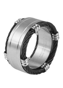 Adelia&acute;s Fingerring ADELIA&acute;S "Herren Ring aus Edelstahl" Gr. 72, silber, Fingerringe, Herren, 72, Edelstahl, Fingerring