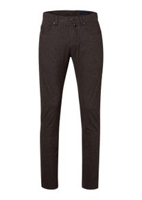 Chinohose Pierre Cardin "Lyon", Herren, Gr. W40/L32, L&auml;nge 32, braun (mulch), Obermaterial: 49% Viskose CV. 49% Baumwolle CO. 2% Elasthan EL., uni, tapered fit, Hosen Chinohose, M&uuml;helose Eleganz