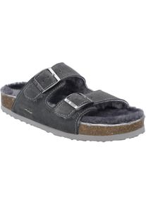 Sandale Josef Seibel "Hermine 12, granit", Damen, Gr. 36, grau (granit), Obermaterial: 100% Rindsleder Leather cow., Schuhe Sandale