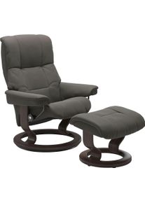 Fu&szlig;hocker stressless "Mayfair", grau (metal grau paloma), B:55cm H:38cm T:39cm, Leder BATICK: BATICK ist ein leicht korrigiertes, durchgef&auml;rbtes und genarbtes M&ouml;belleder, bei dem die meisten Unebenheiten und Spuren in der Regel entfernt wurden.;Leder PALOMA: PALOMA ist ein durchgef&auml;rbtes Semianilin-M&ouml;belleder mit nat&uuml;rlicher Narbung.;ROHLEDER Stoff Q2 FARON: Ein fester zuverl&auml;ssiger Boucl&eacute; mit ein