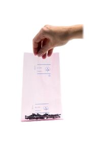 Safeguard, Verpackungsmaterial, ESD-Beutel, rosa, ableitend, 90 &mu;m, 203 x 305 mm, 100 St&uuml;ck (100 Stk.)