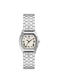 Fossil, Armbanduhr, Harlow, Silber, Gold, Weiss, (Analoguhr, 27 mm)