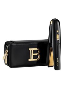 Balmain, Gl&auml;tteisen, Professionnel, Limited Edition, Electric Steam Hair Straightener, Black/Gold