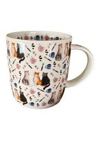 Alex Clark Art Tasse M109 Katzen und Kaffee, Tasse