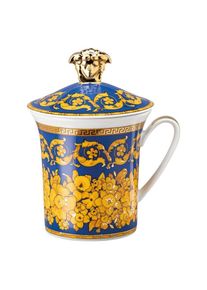 Versace Floralia Blue - Becher mit Deckel / 30 Years, Tasse, Mehrfarbig