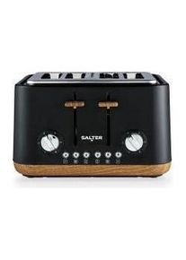 Salter EK5823BLKVDE Toronto 4-Slice Toaster, Toaster, Braun, Schwarz