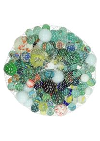 Free and Easy Glasmurmeln 1kg Netz