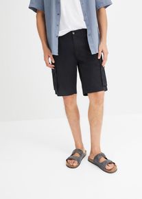 Stretchiga bermudas i cargostil normal passform - svart - storlek 62 - bonprix