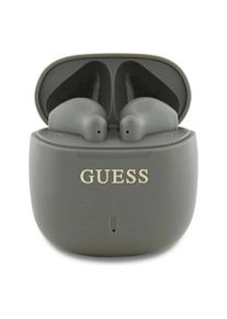 Guess Bluetooth headphones GUTWSJ14ESGE TWS + docking station taupe Printed Classic Logo (ANC, 5 h, Kabellos), Kopfh&ouml;rer, Grau