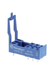 finder, Zubeh&ouml;r Steuerungstechnik, Relaissockel 1 St. 97.12 46.52 (L x B x H) 33 x 12.4 x 38.6 mm (Relaissockel)