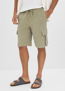 Shorts i luftig muslin Regular Fit - svart - storlek 50 - bonprix