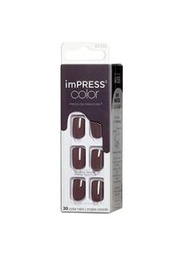 KISS, Nagelstyling + Kunstn&auml;gel, Self-adhesive nails imPRESS Color Try Gray 30 pcs (Kunstn&auml;gel, Try Gray)