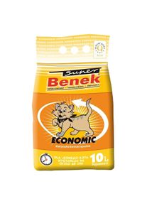 Super Benek Kraikas f&uuml;r Katzen Economic Natural 10 l (Klumpend, 10 l), Katzenstreu
