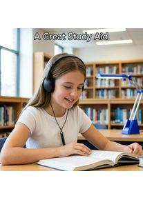 Bulk 3.5mm Jack on-Ear Wired Headphones for Students Clear Stereo Sound Classroom Library Computer Lab Use