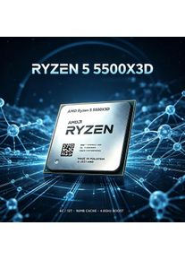 AMD Ryzen 5 5500X3D R5 5500X3D Gaming Processor CPU 8-Core 16-Thread AM5 DDR5 4.2GHz 120W