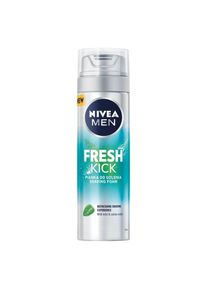 Nivea, Rasierschaum + Rasiergel, Men Fresh Kick pianka do golenia 200ml (200 ml, Rasierschaum)