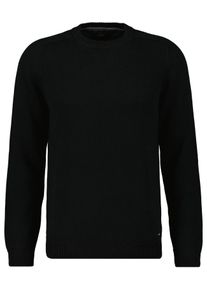 Rundhalspullover Ragman, Herren, Gr. 52, schwarz, Strick, 100% Baumwolle, Rundhals, Pullover Rundhalspullover