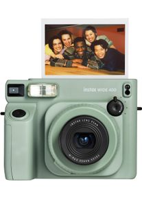 Fujifilm Sofortbildkamera "instax WIDE 400", gr&uuml;n, B:16,2cm H:9,8cm T:12,3cm, Fotokameras, Sofortbildkamera