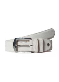 Lederg&uuml;rtel BA98-Cologne "BA98-Cologne G&uuml;rtel", Damen, Gr. 80, wei&szlig;, Obermaterial: 100% Lammleder LEL., uni, G&uuml;rtel Lederg&uuml;rtel, handgefertigter Rindlederg&uuml;rtel