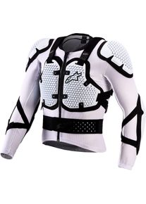 Alpinestars Bionic Action V3, protector jacket , color: White/Black , size: M
