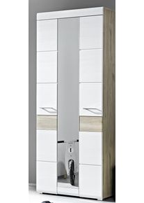 Garderobenschrank Innostyle "Funny", wei&szlig;, B:84cm H:200cm T:40cm, MDF, Schr&auml;nke, Garderobenschrank