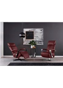 Relaxsessel W.Schillig "rumbaa", rot (burgundy z69), B:73cm H:115cm T:84cm, Longlife Xtra-Leder Z69: Das feinnarbige, gedeckte Softleder Z69 besticht durch seine au&szlig;ergew&ouml;hnliche Weichheit im trendigen &raquo;Vintage-Look&laquo;, Hautst&auml;rke 0, 9 - 1, 1 mm, Sessel, Relaxsessel, wahlweise mit Doppelmotor, in Gr&ouml;&szlig;en S, M & L, mit 5-Sternfu&szlig;