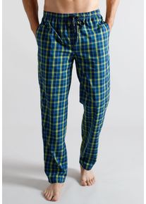 Pyjamahose Tom Tailor, Herren, Gr. 98, N-Gr, blau, mittel, karo, Popeline, Obermaterial: 100% Baumwolle, Hosen Pyjamahose